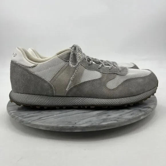 Johnnie-O Mens 12 Shoe Grey Range Runner Athletic Versatile Walking Golf Sneaker - Picture 2 of 13